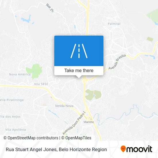 Rua Stuart Angel Jones map