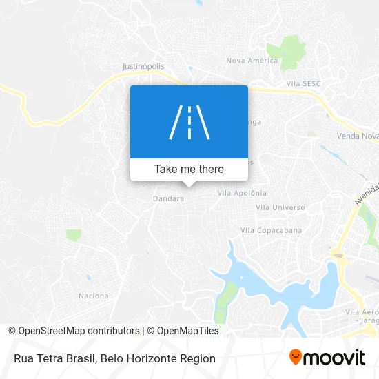 Rua Tetra Brasil map