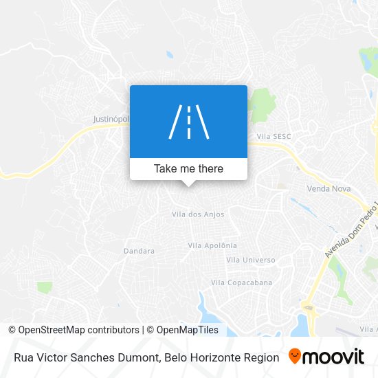 Rua Victor Sanches Dumont map