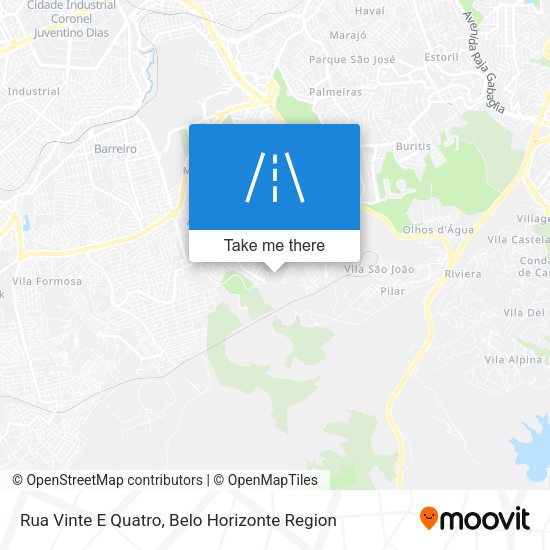 Rua Vinte E Quatro map