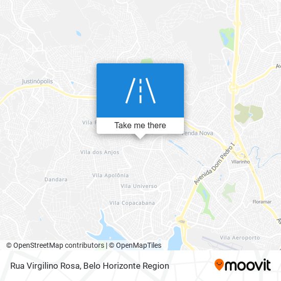Mapa Rua Virgilino Rosa