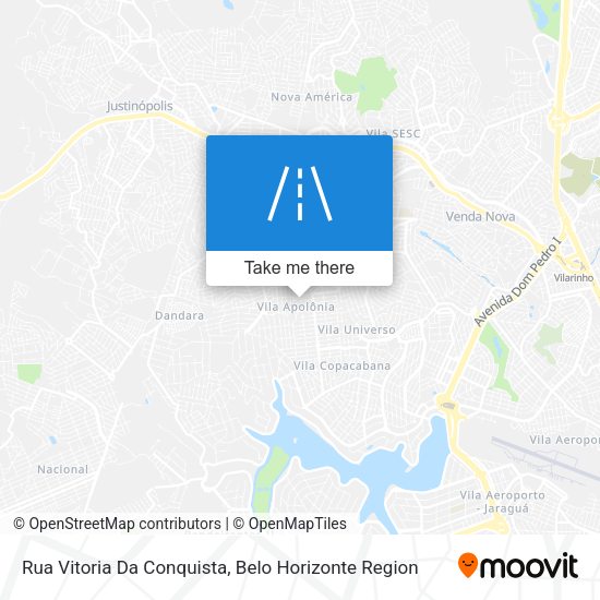 Rua Vitoria Da Conquista map