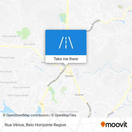 Rua Vênus map