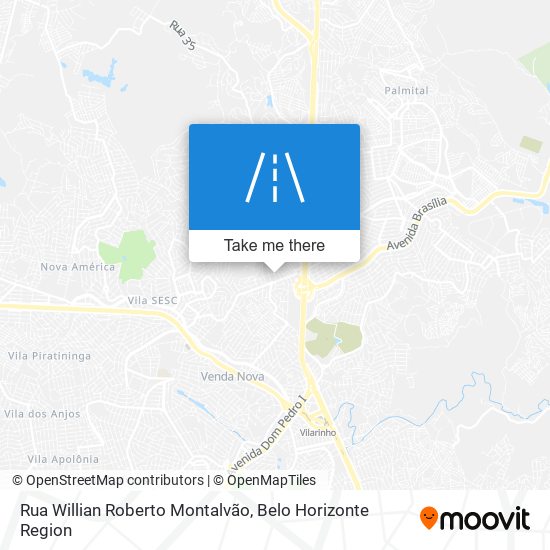 Rua Willian Roberto Montalvão map