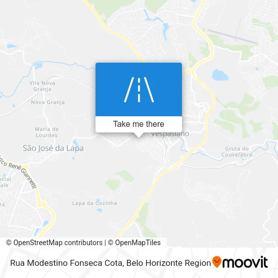 Rua Modestino Fonseca Cota map
