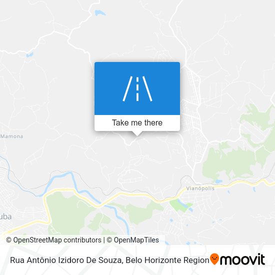 Rua Antônio Izidoro De Souza map
