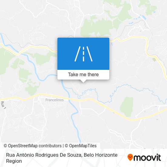 Rua Antônio Rodrigues De Souza map