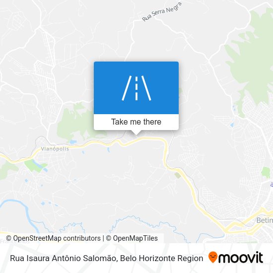 Rua Isaura Antônio Salomão map