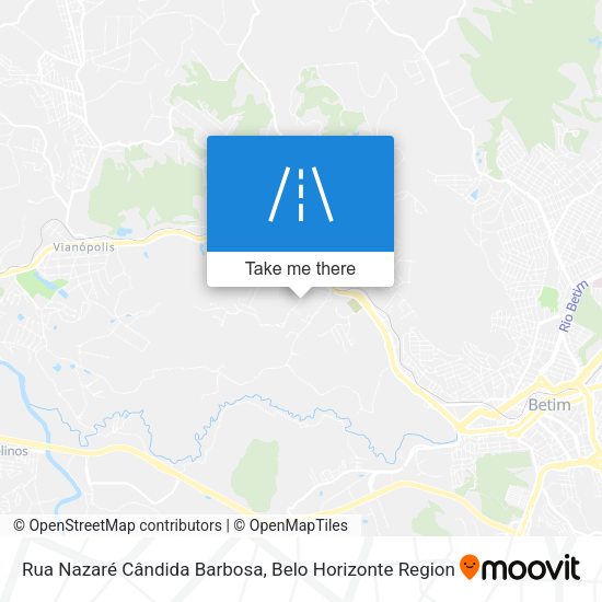 Rua Nazaré Cândida Barbosa map