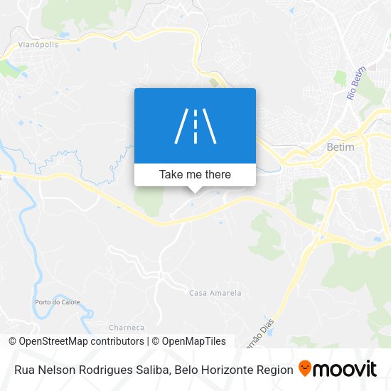 Rua Nelson Rodrigues Saliba map