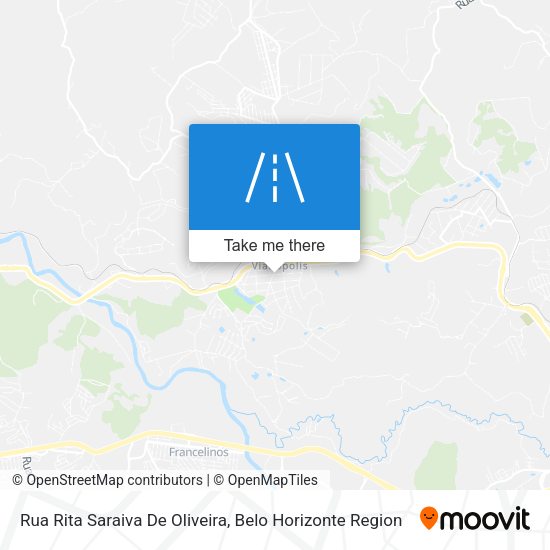 Rua Rita Saraiva De Oliveira map