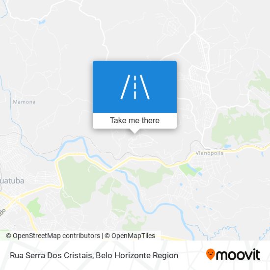 Rua Serra Dos Cristais map
