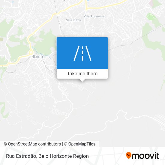 Rua Estradão map
