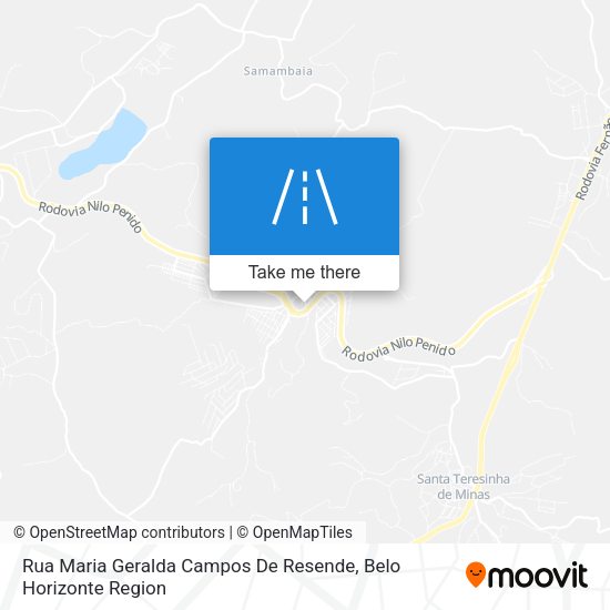Rua Maria Geralda Campos De Resende map