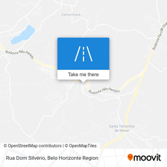 Rua Dom Silvério map
