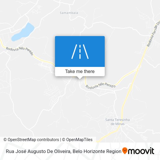 Rua José Augusto De Oliveira map