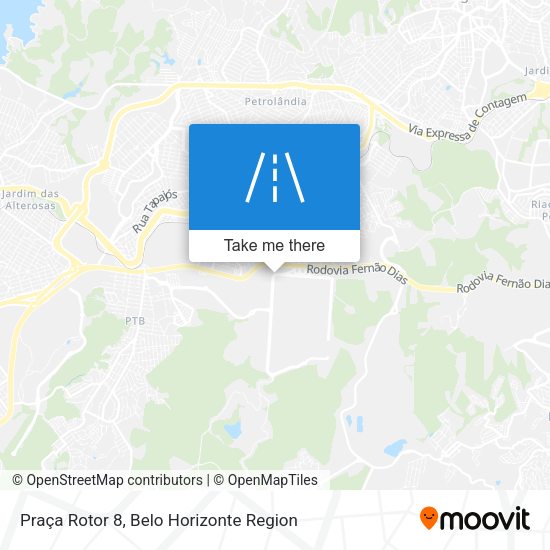 Praça Rotor 8 map