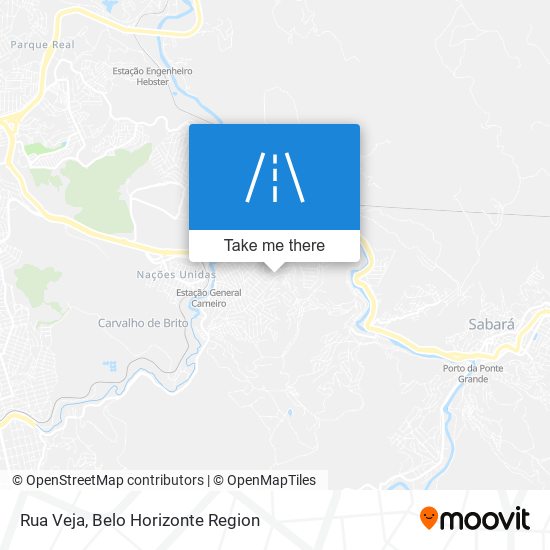 Rua Veja map