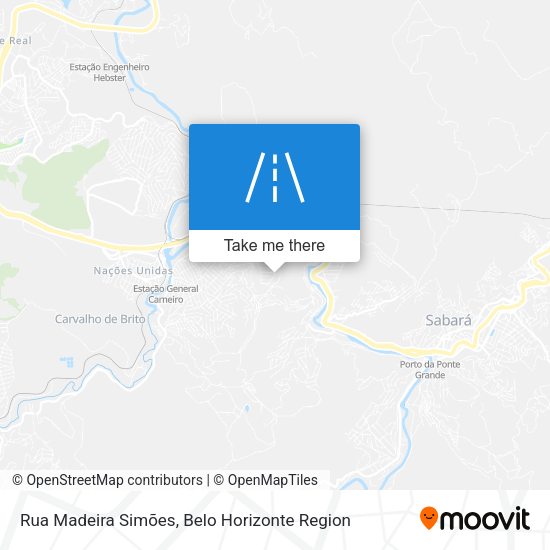Rua Madeira Simões map