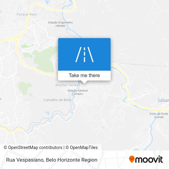 Rua Vespasiano map