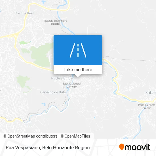 Rua Vespasiano map