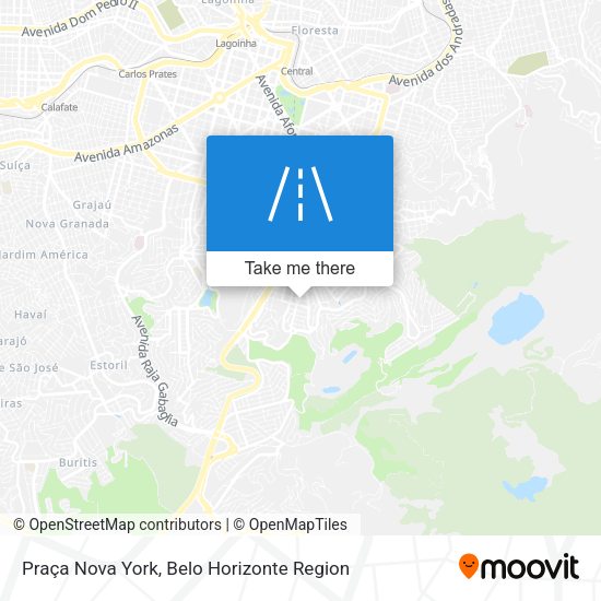 Praça Nova York map