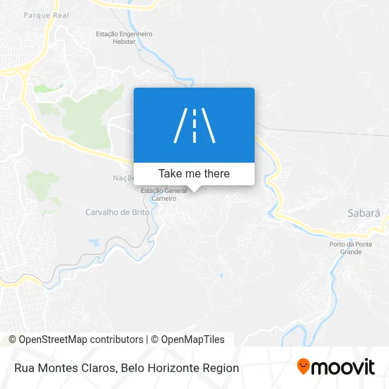 Rua Montes Claros map