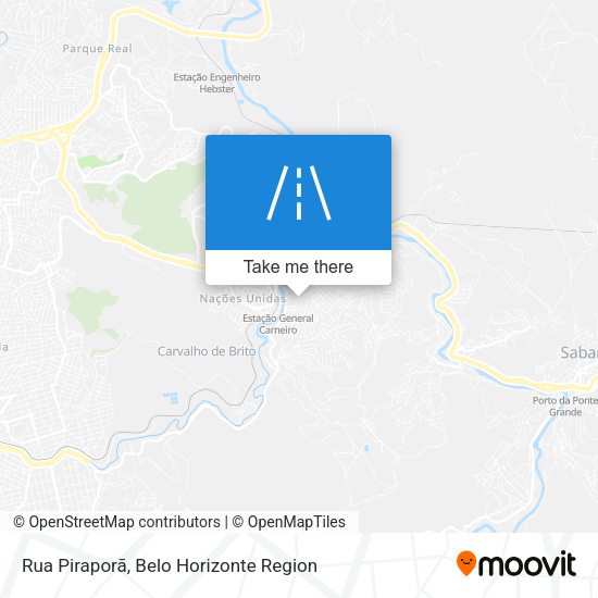 Rua Piraporã map