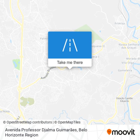 Avenida Professor Djalma Guimarães map