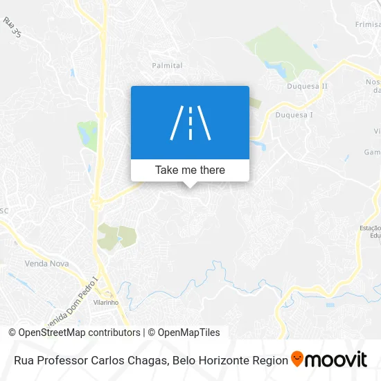 Rua Professor Carlos Chagas map