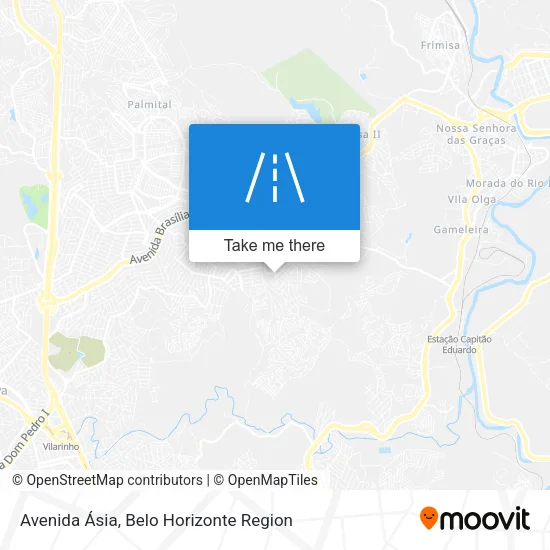 Avenida Ásia map