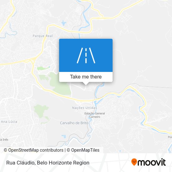 Rua Cláudio map