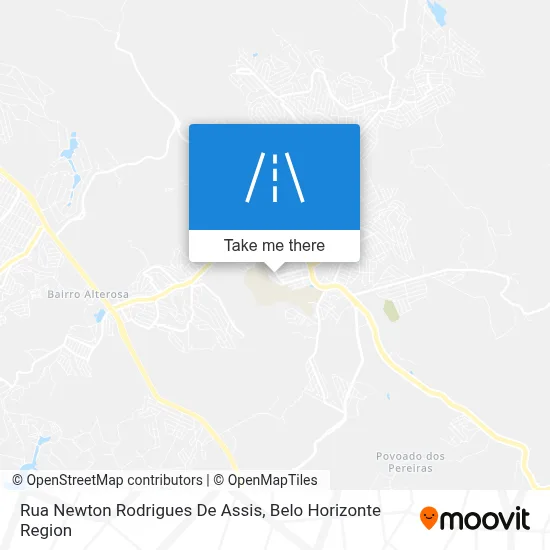 Rua Newton Rodrigues De Assis map