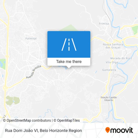Rua Dom João VI map