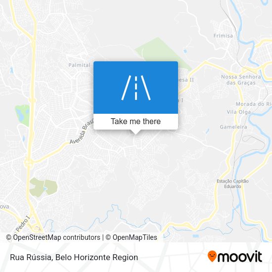 Rua Rússia map