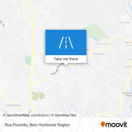 Rua Poxoréu map
