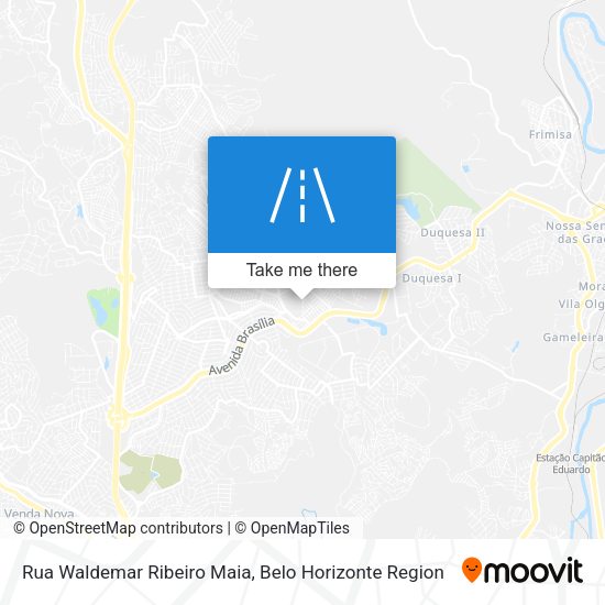 Rua Waldemar Ribeiro Maia map
