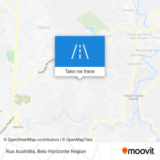 Rua Austrália map