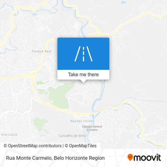 Rua Monte Carmelo map