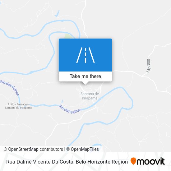 Rua Dalmé Vicente Da Costa map