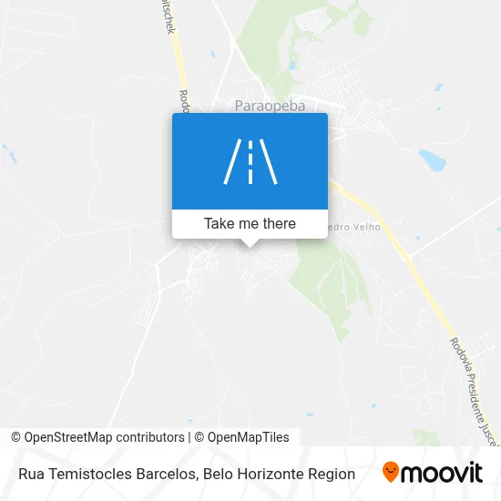 Rua Temistocles Barcelos map