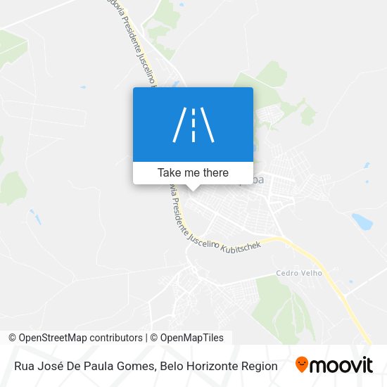 Rua José De Paula Gomes map