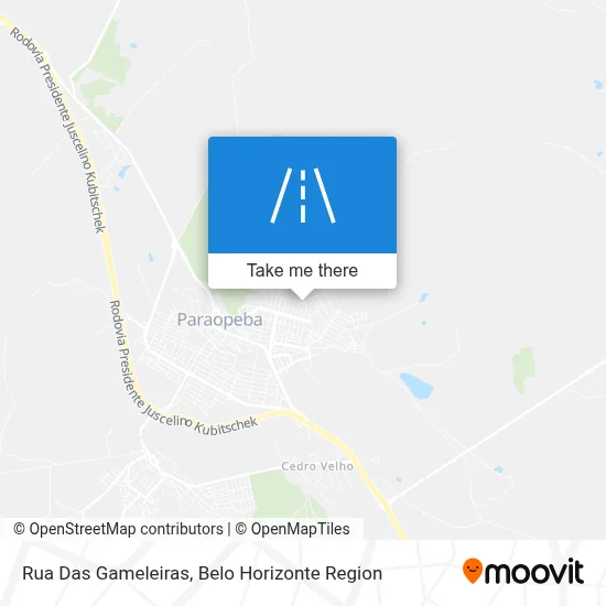 Rua Das Gameleiras map