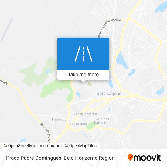 Praca Padre Domingues map