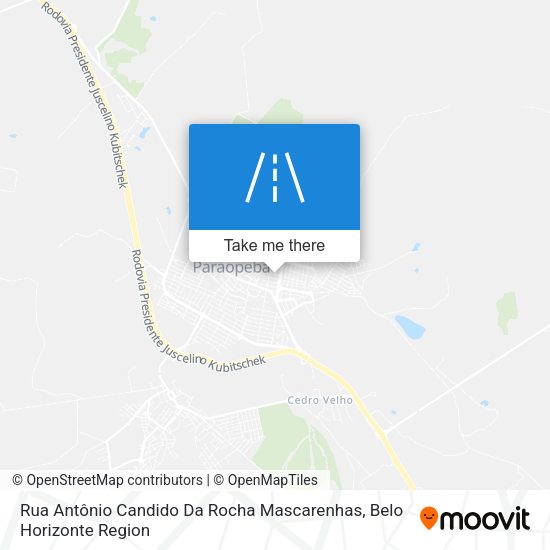 Rua Antônio Candido Da Rocha Mascarenhas map