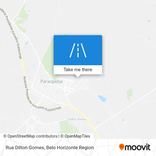 Rua Dilton Gomes map