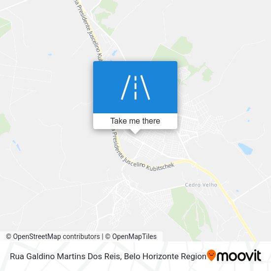 Rua Galdino Martins Dos Reis map