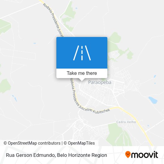 Rua Gerson Edmundo map