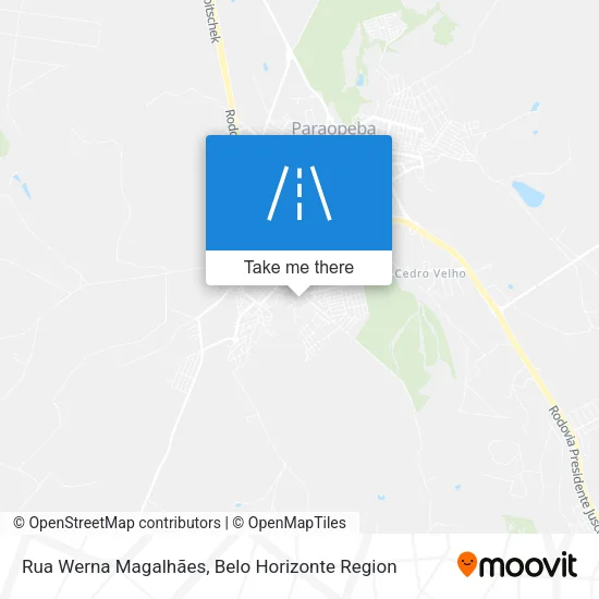 Rua Werna Magalhães map