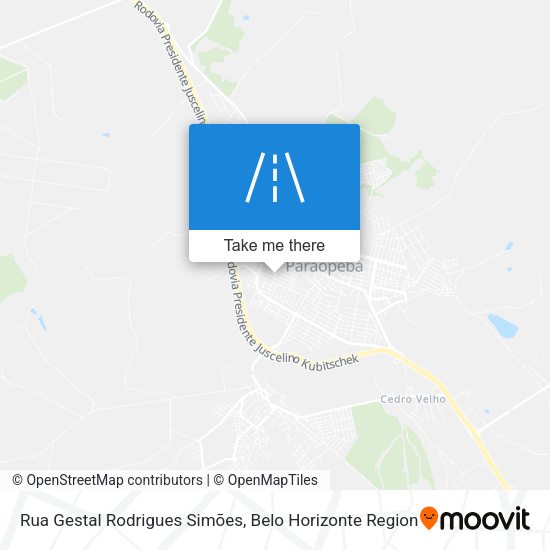 Rua Gestal Rodrigues Simões map